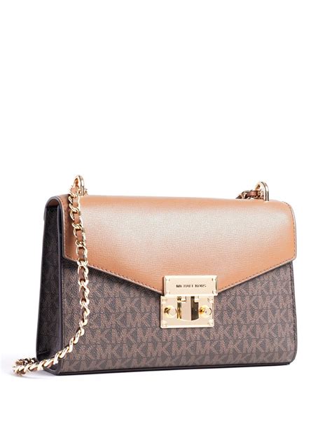 michael kors rose medium flap shoulder bag|shoulder bag michael kors handbag.